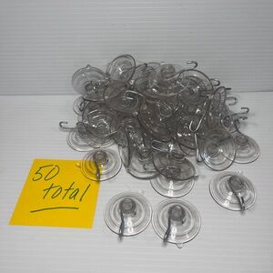 UPDATE: There are 46 total Clear Suction Cup Hooks – 1.5” Heavy Duty for Windows